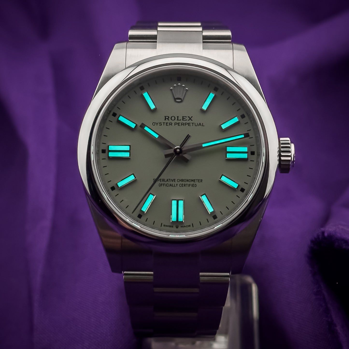 Rolex Oyster Perpetual 41mm | 134300| Pistachio