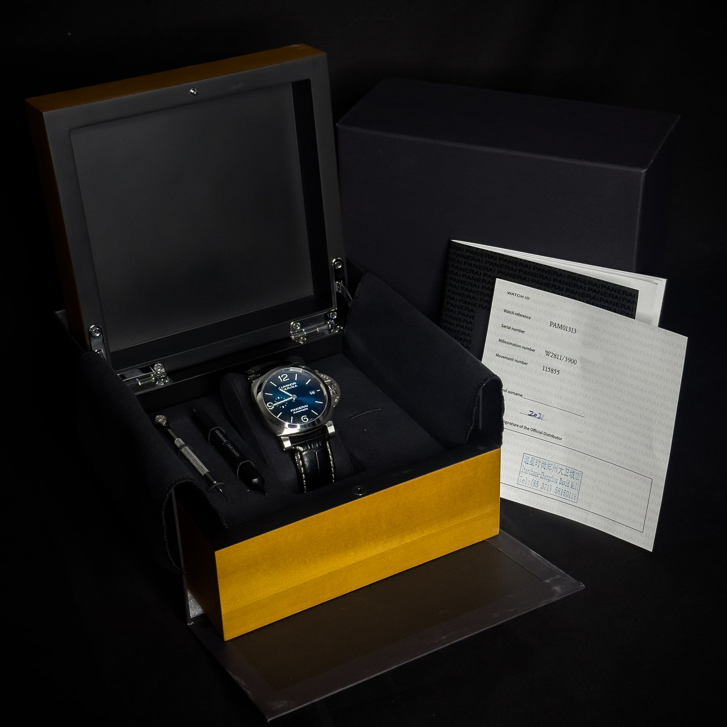 Panerai Luminor Marina PAM01313 44mm (2021) | Full Set | Warranty to 2029