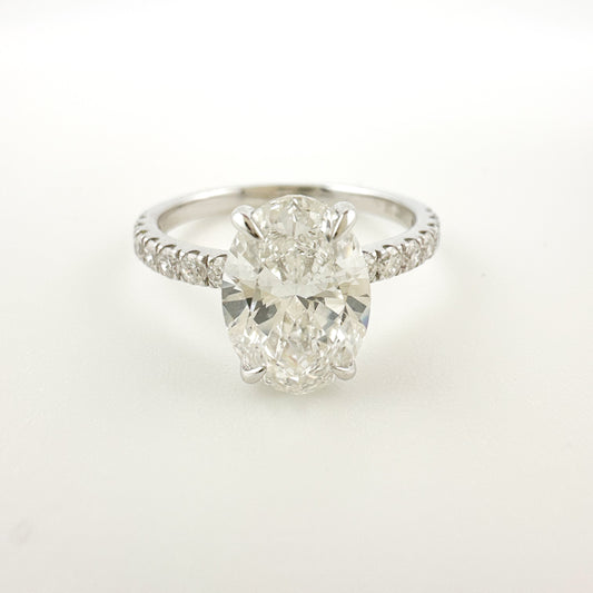 2.5ctw Oval Engagement Ring