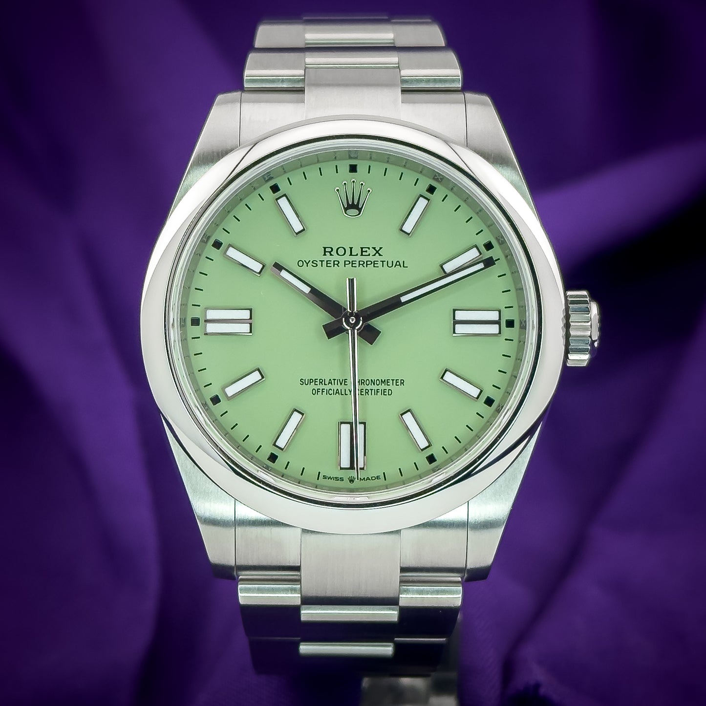 Rolex Oyster Perpetual 41mm | 134300| Pistachio