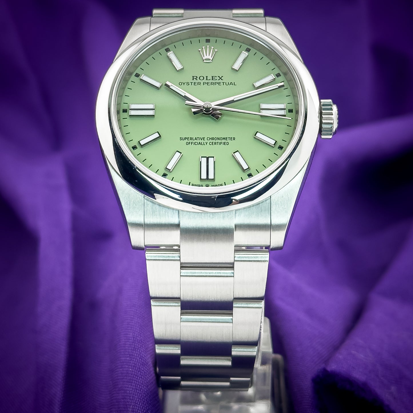 Rolex Oyster Perpetual 41mm | 134300| Pistachio
