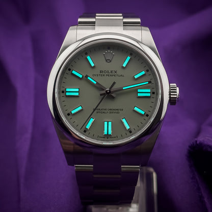 Rolex Oyster Perpetual 41mm | 134300| Pistachio