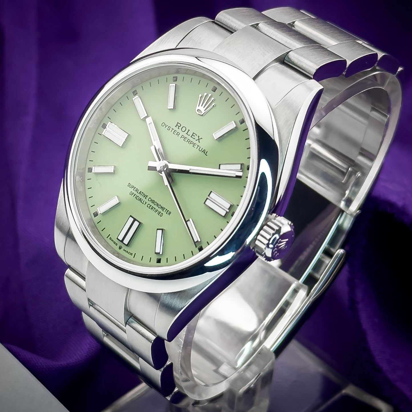 Rolex Oyster Perpetual 41mm | 134300| Pistachio