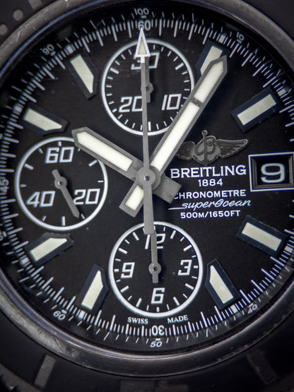 Breitling Superocean Chronograph M13341B7.BD11 Black PVD (Automatic) | Box & Papers