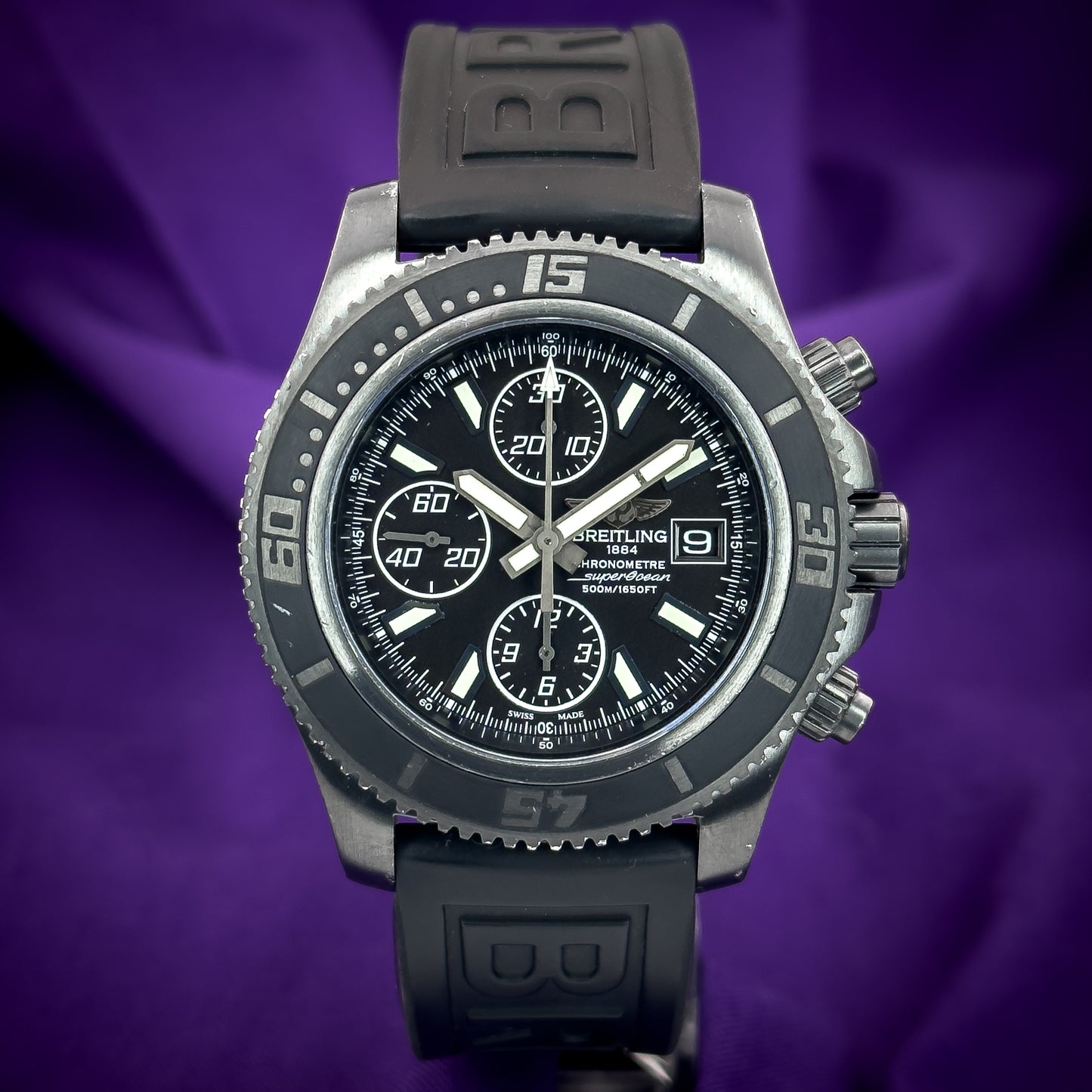 Breitling Superocean Chronograph M13341B7.BD11 Black PVD (Automatic) | Box & Papers