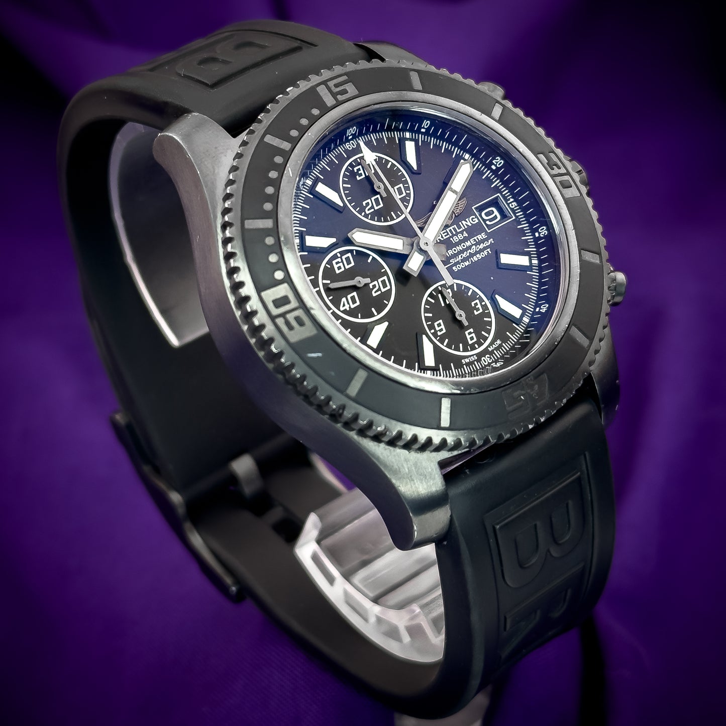 Breitling Superocean Chronograph M13341B7.BD11 Black PVD (Automatic) | Box & Papers