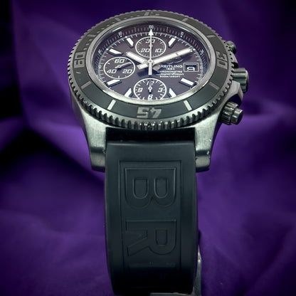 Breitling Superocean Chronograph M13341B7.BD11 Black PVD (Automatic) | Box & Papers