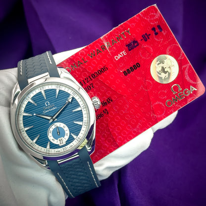 Omega Seamaster Aqua Terra 150M Small Seconds 41mm Blue Dial | Ref. 220.12.41.21.03.005