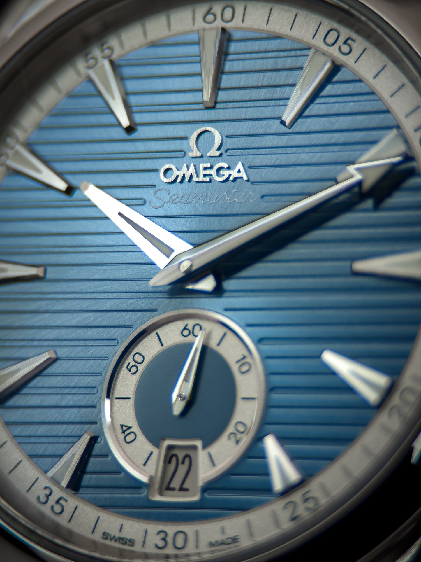 Omega Seamaster Aqua Terra 150M Small Seconds 41mm Blue Dial | Ref. 220.12.41.21.03.005