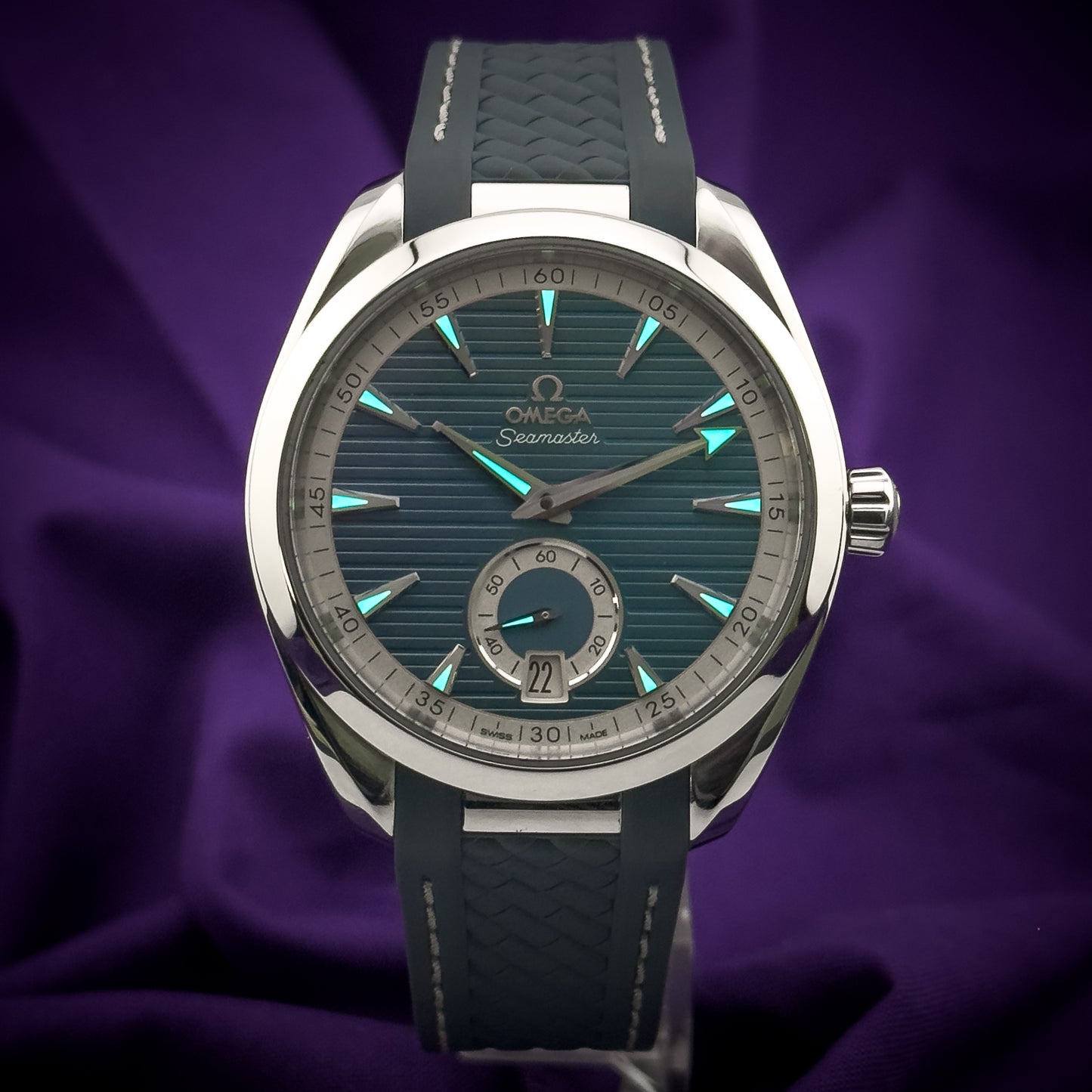 Omega Seamaster Aqua Terra 150M Small Seconds 41mm Blue Dial | Ref. 220.12.41.21.03.005